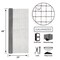 Garden Zone Garden Craft 48 in. H X 25 ft. L Galvanized Steel Hardware Cloth 1/2 in. 134825 - alternate 4